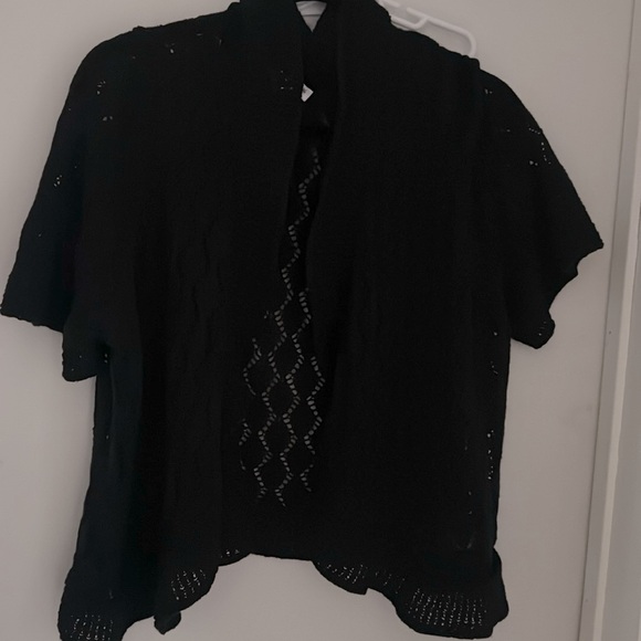 Ladies plus size (3X) cropped short sleeved sweater - Picture 1 of 4